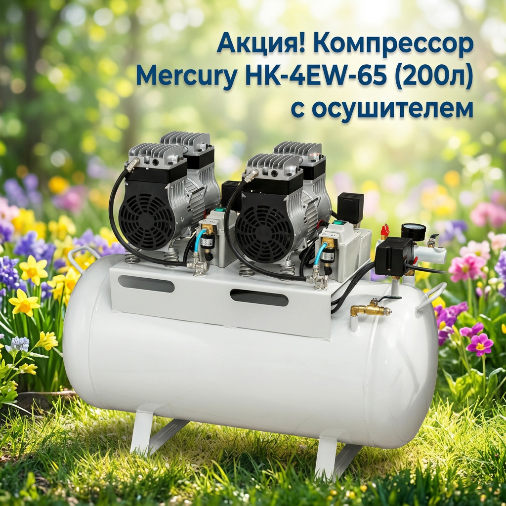 Компрессор Mercury HK-4EW-65 (200л)